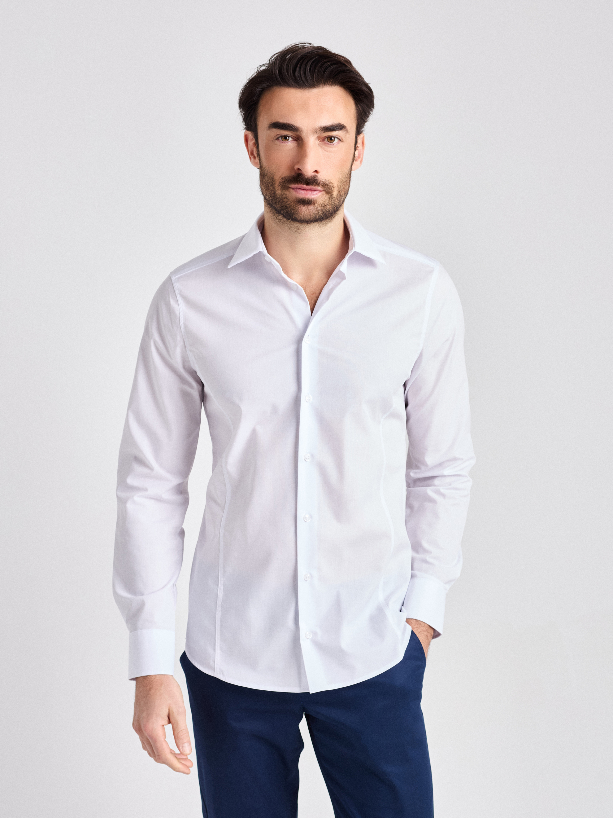 Pesaro Man - Hemd - weiß